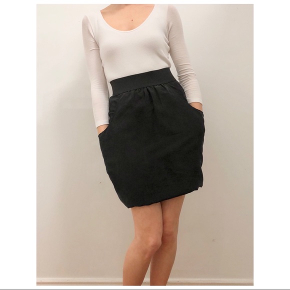 100% Silk Wilfred Pocket Skirt - Picture 3 of 4